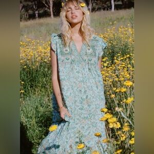 Spell Folk Song house dress XXL EUC